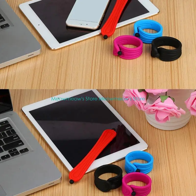 

W91A емкостный экран, сенсорная ручка, силиконовый браслет, стилусы, ручка, ремешок на запястье, стилусы для мобильного ручка