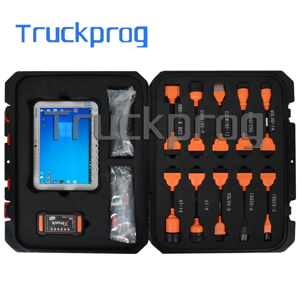 Multi-Brand HD Heavy duty Commercial Vehicles truck Diesel Diagnostic tool+FZ-G1 Tablet Multi-system DATA LINK OBD diagnosis kit