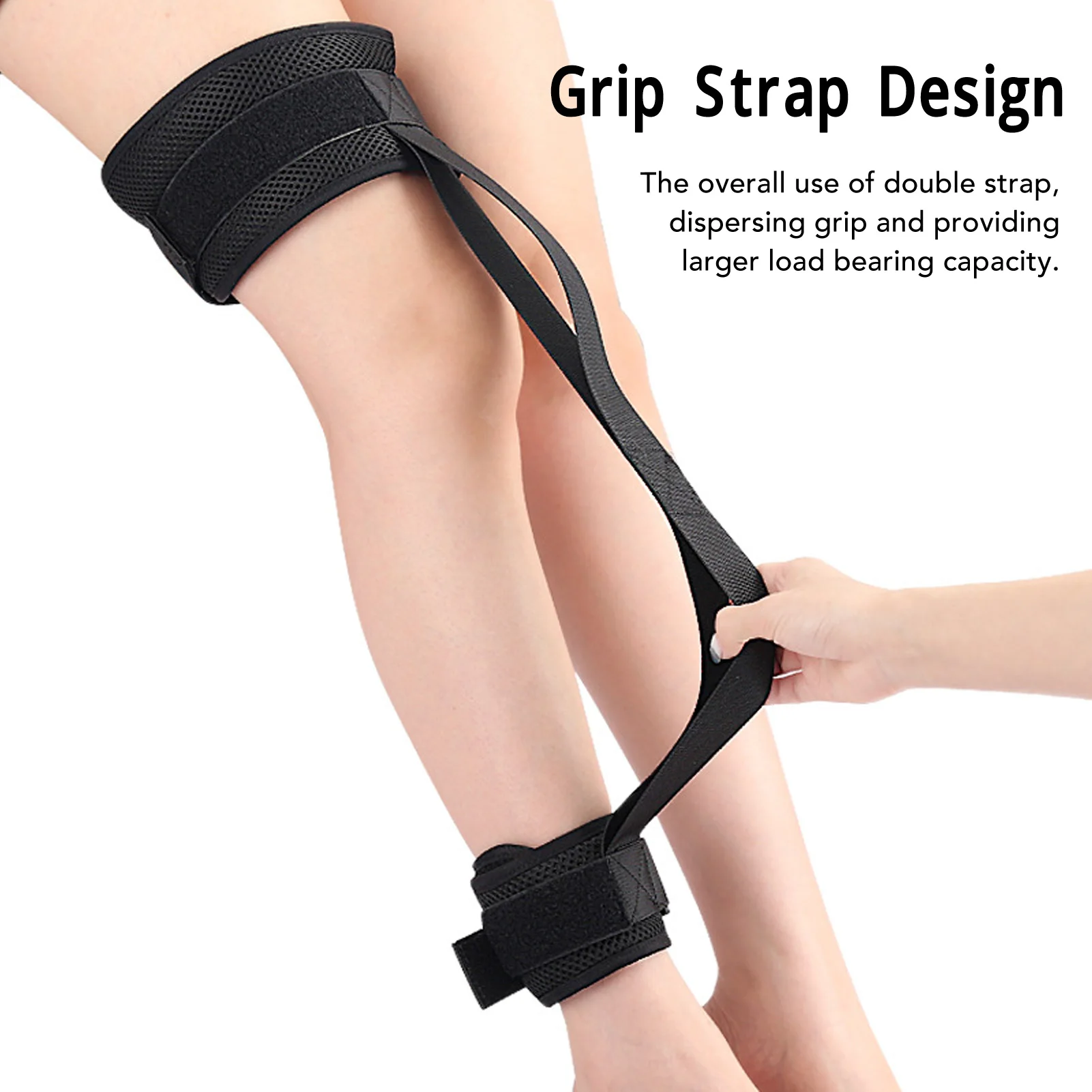 Leg Lift Strap Adjustable Breathable Leg Recovery Training Mobility Aids Extra Long Leg Strap 1pcs