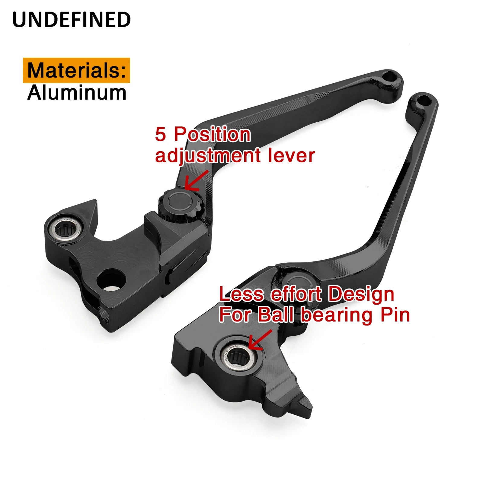 Motorcycle Brake Lever Clutch Levers Black for Harley Sportster Iron XL883 XL1200 X48 2014 2015 2016 2017 2018 - 2024