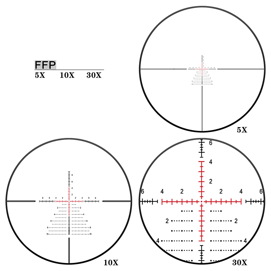 New Discovery HD GEN-II 5-30x56SFIR FFP Long-Range Rifle Scope 34mm Objective Sight for Precision Shooting