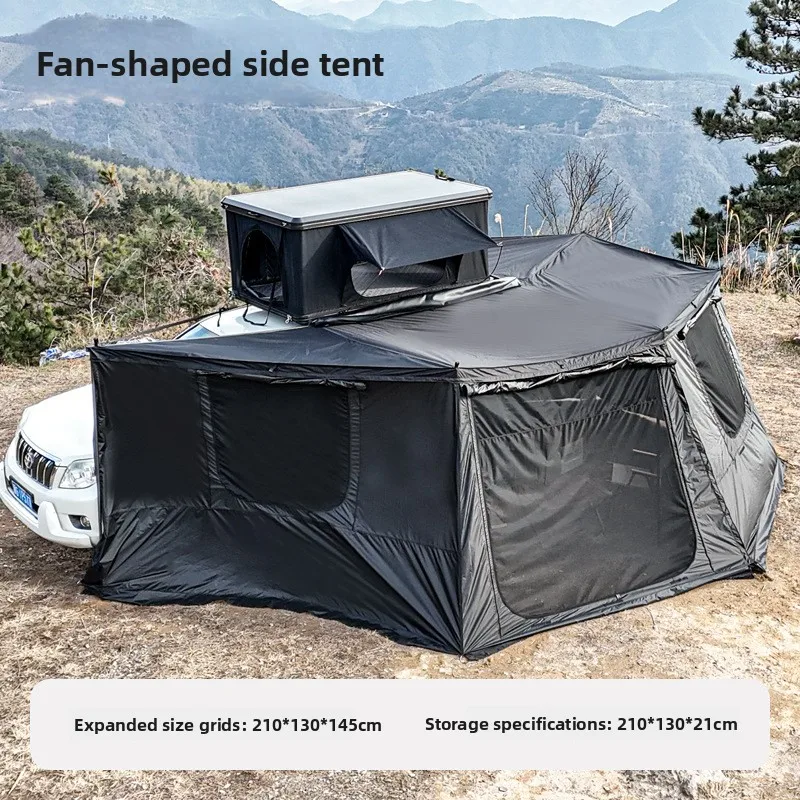 

Оптовая продажа автомобильного навеса 2 м 2,5 м отдельно стоящий автомобиль 270 градусов 360 ° Водонепроницаемый XL автомобильный боковой задний тент стенками