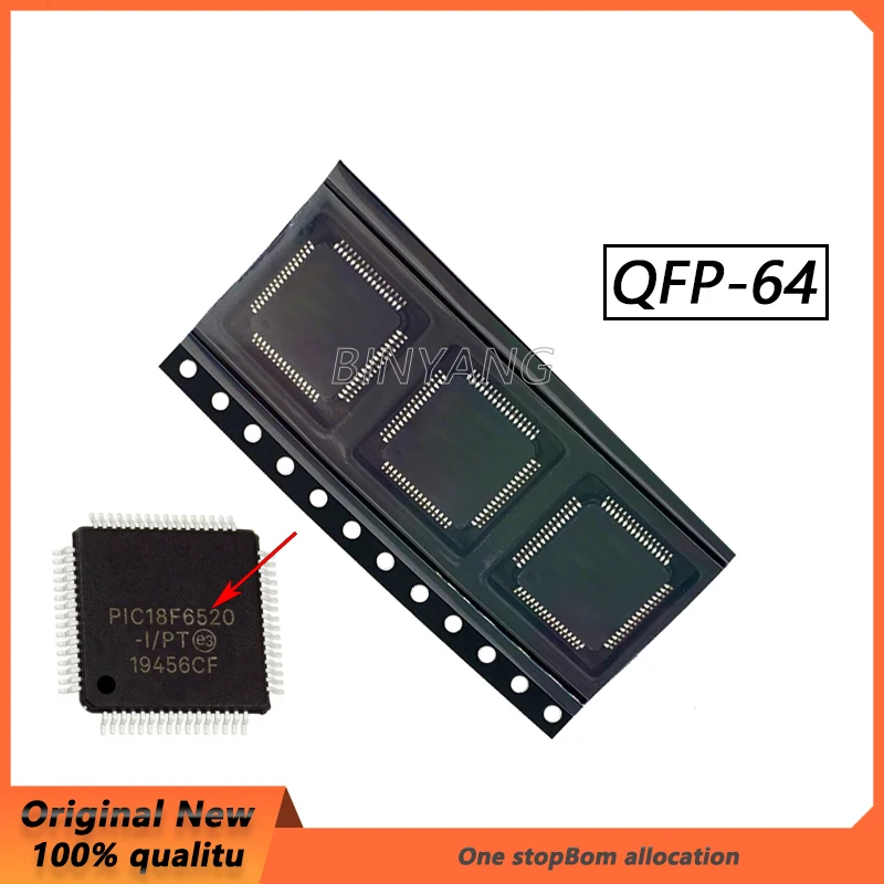 (1-10piece) 100% New PIC18F6520-I/PT PIC18F6520 QFP64 IC