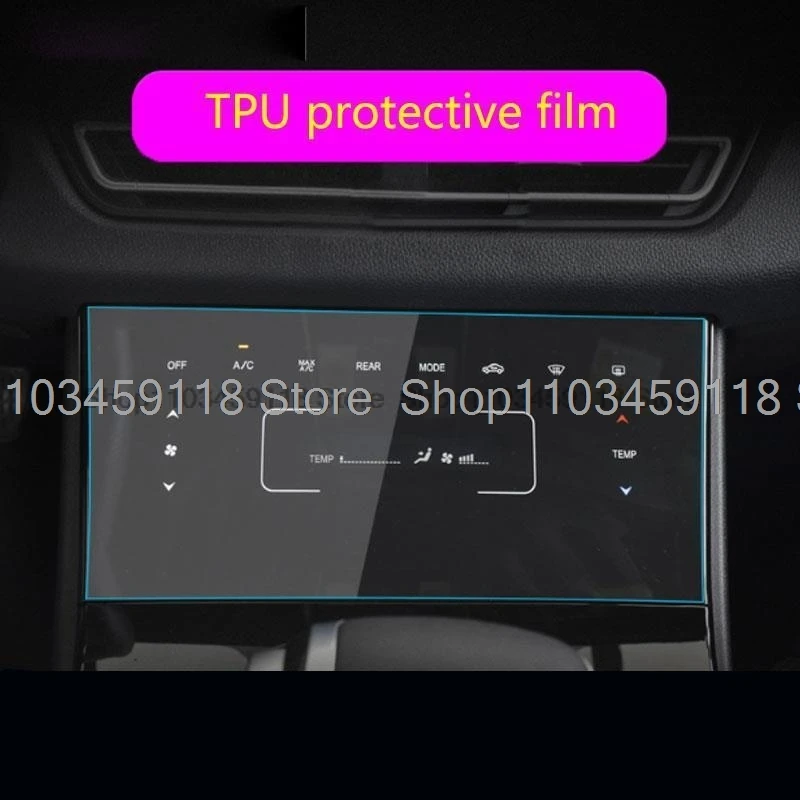 TPU protective film For Dongfeng Scenery ix7 2020-2023 Car air-conditioning film LCD screen  Anti-scratch Film Interior fitting