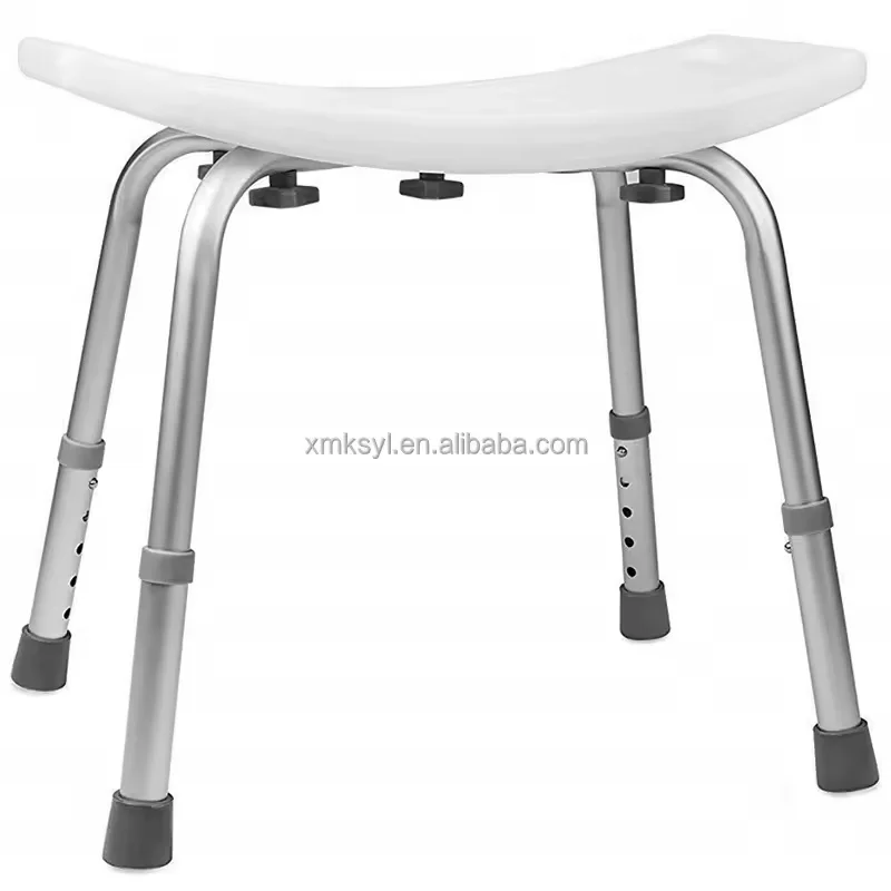 Lightweight White Bath Shower Bench Rehabilitation Therapy Supplies Bathroom Safety Equipment