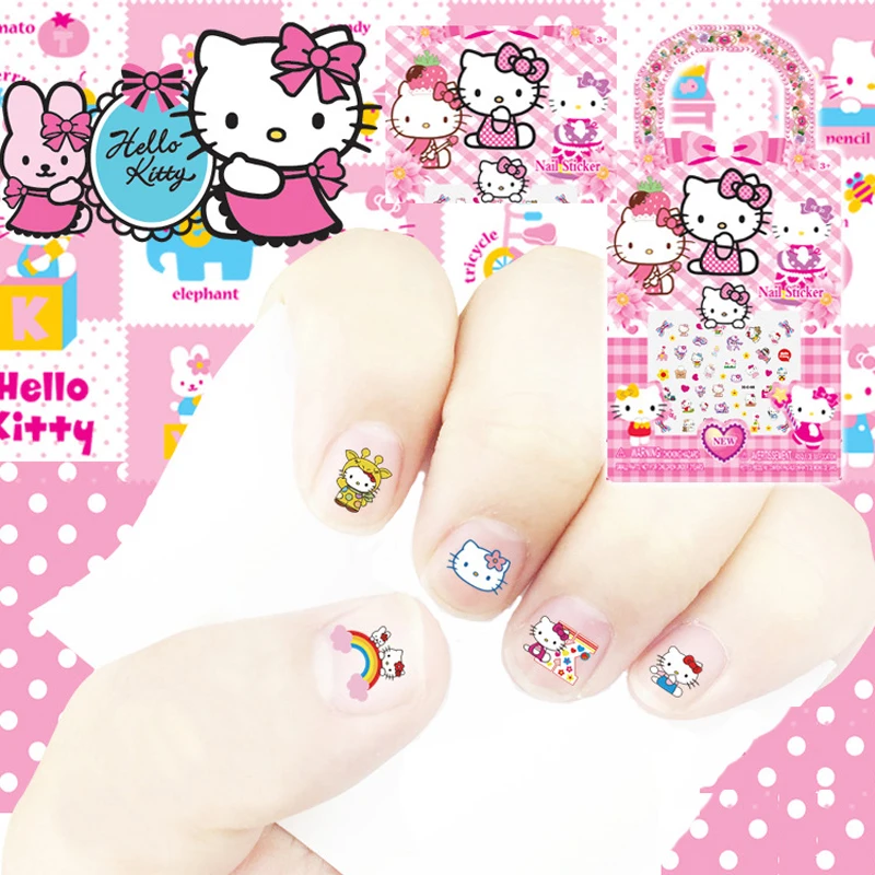 Paw Patrol Nail Stickers Set Mixed Floral Geometric Nail Art Water Transfer Decals Sliders Flower Leaves Manicures Decoration