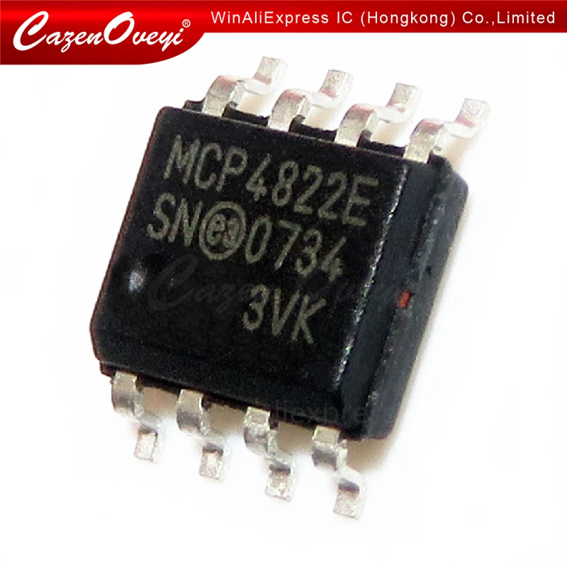 2pcs/lot MCP4822 MCP4822-E/SN SOP-8 In Stock