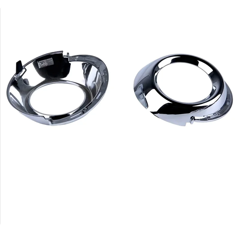 2PCS for Peugeot 307 Bumpers Chrome Front Left Right Fog Light lamp Frame cover trim Decoration