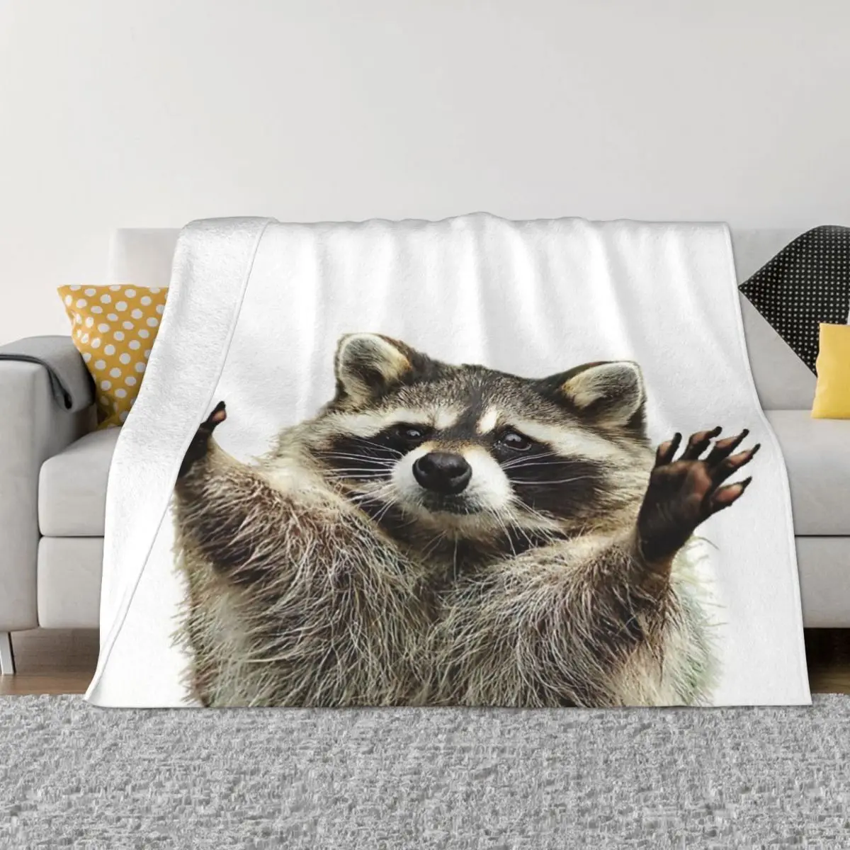 Racoon 2 Home Bed Blanket Quilt For Bed Winter Warm Blanket Throw Blanket