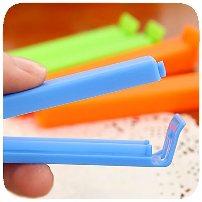 10/20Pcs Portable New Kitchen Storage Food Snack Seal Sealing Bag Clips Sealer Clamp Plastic Tool Kitchen Accessories Wholesale