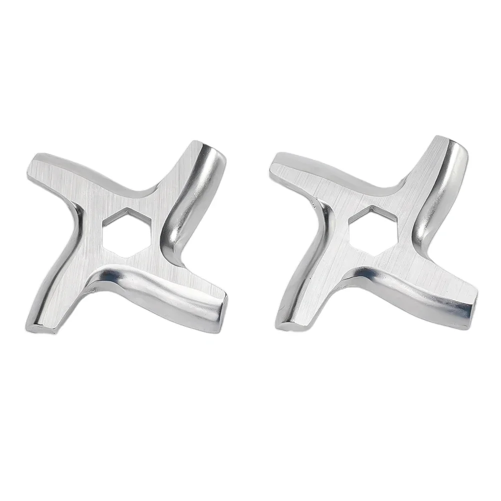 2pcs Meat Grinder Plate Blade #5 Mincer Accessories Spare Parts For Moulinex Meat Grinder Kitchen Equipment Parts