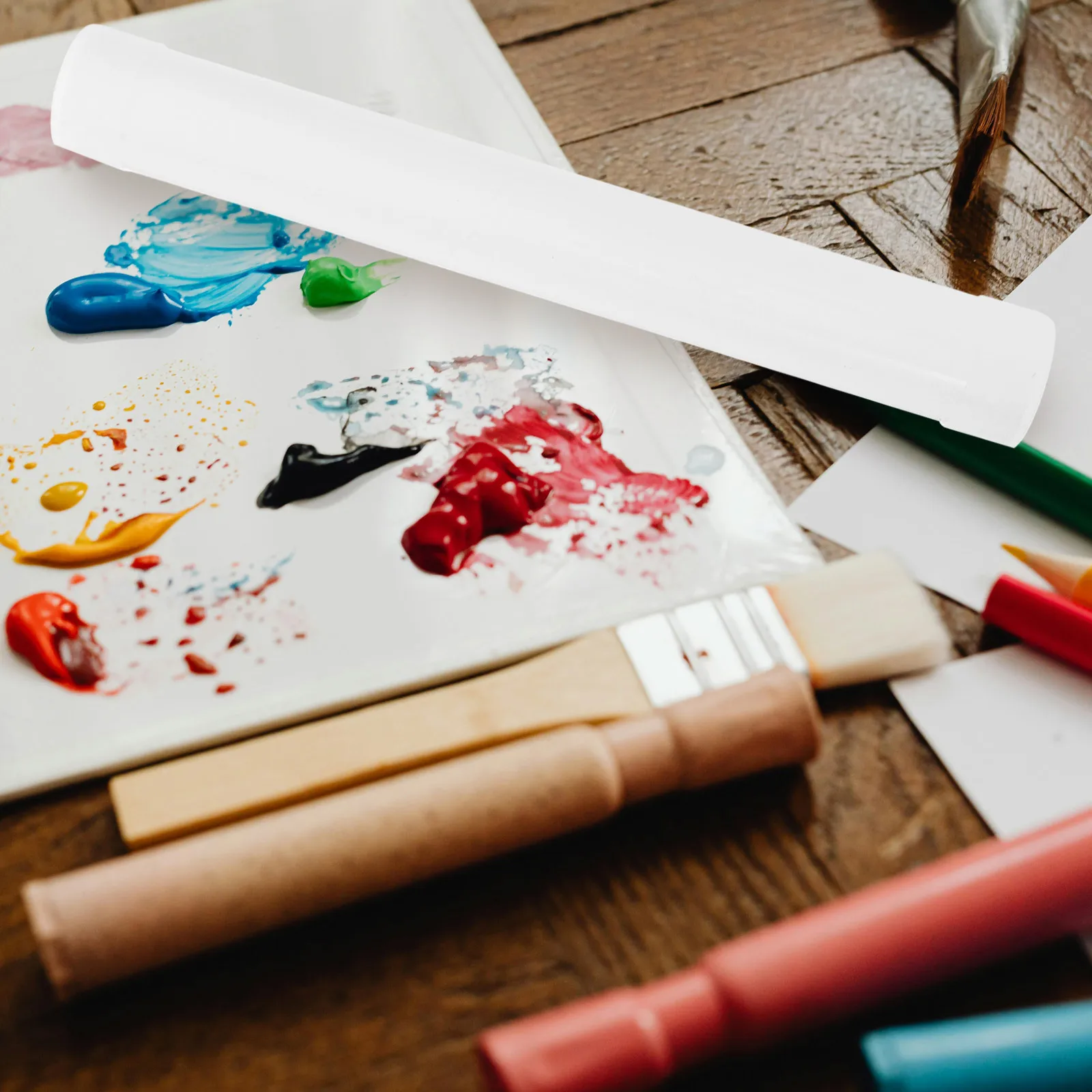 5 قطعة أنبوب اللوحة القماشية دائم بولي كلوريد الفينيل حامل الملصقات حاوية تخزين السفر 31 سنتيمتر حماية الفن المشارك الناقل أنبوب