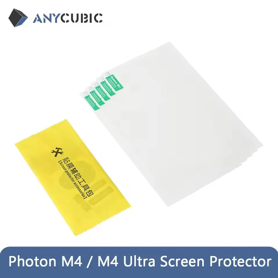 5pcs LCD Screen Protector 7inch 10K Photon Mono 4 / Photon Mono 4 Ultra  For ANYCUBIC Mono 4 Series UV 3D Printer