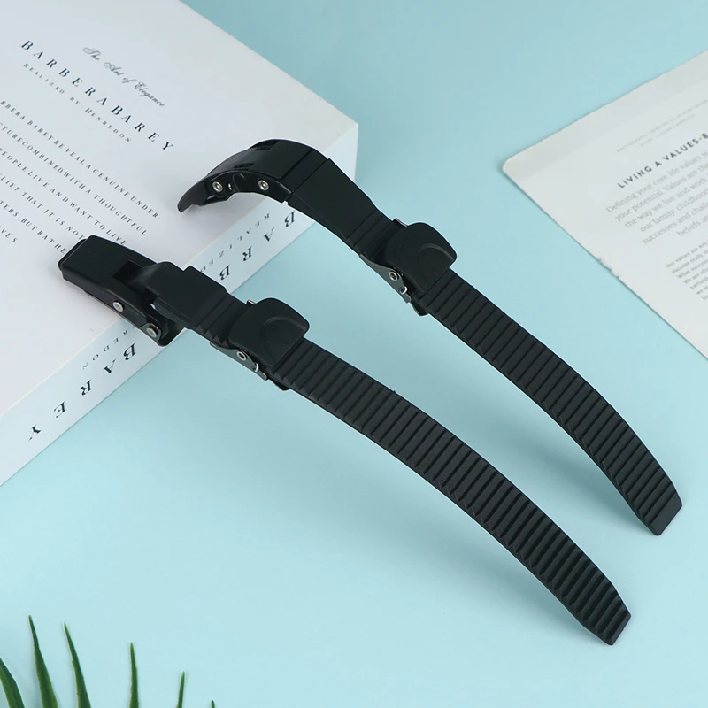 

2Sets Roller Skates Strap Fastening Straps Inline Skate Strap Buckle Hockey Easy To Use With Clamp Screws Nut Replacement