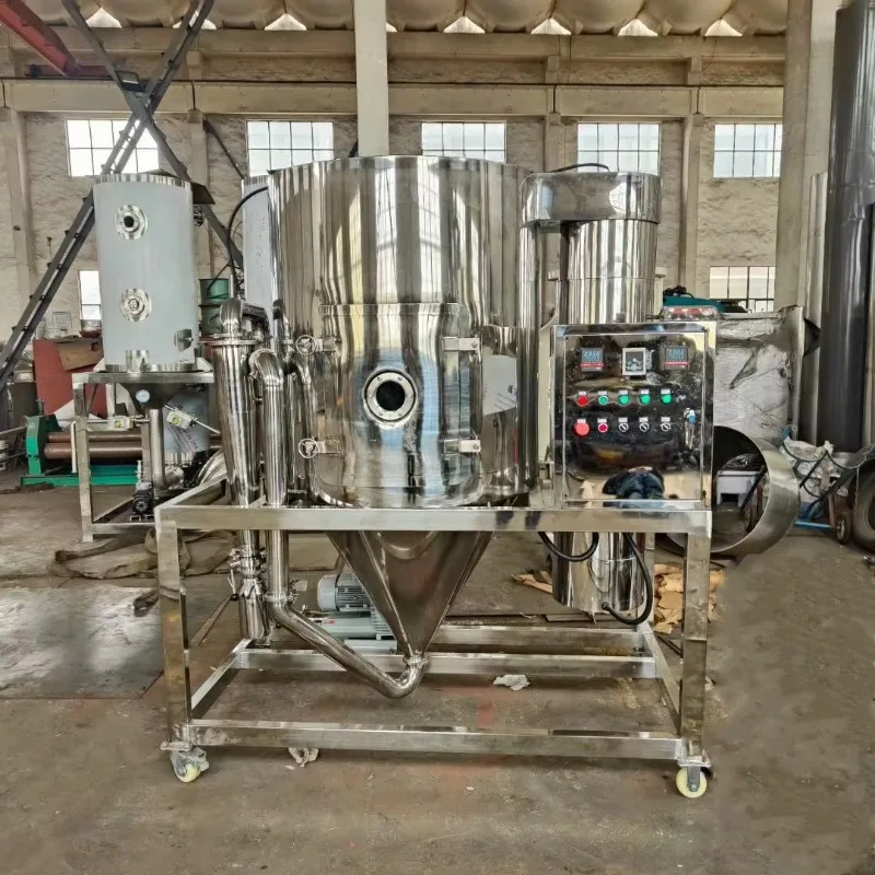 Stainless Steel Coffee Powder Concentrated Wet Microalgae Paste Powder Spray Drying Machine Customized