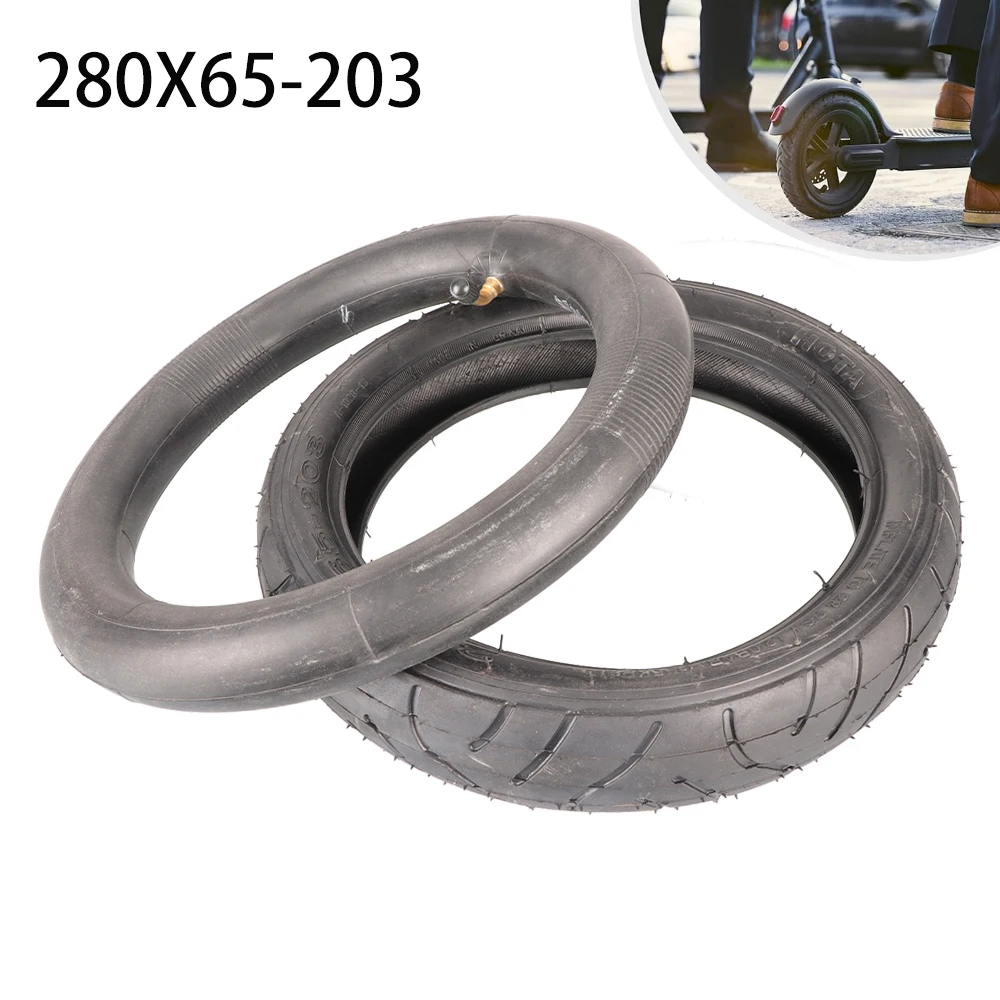 

12 Inch 280x65-203 Baby Stroller Inner Outer Tires Wearproof Pneumatic Tire for Electric Scooter Bike Stroller Pushchair Parts