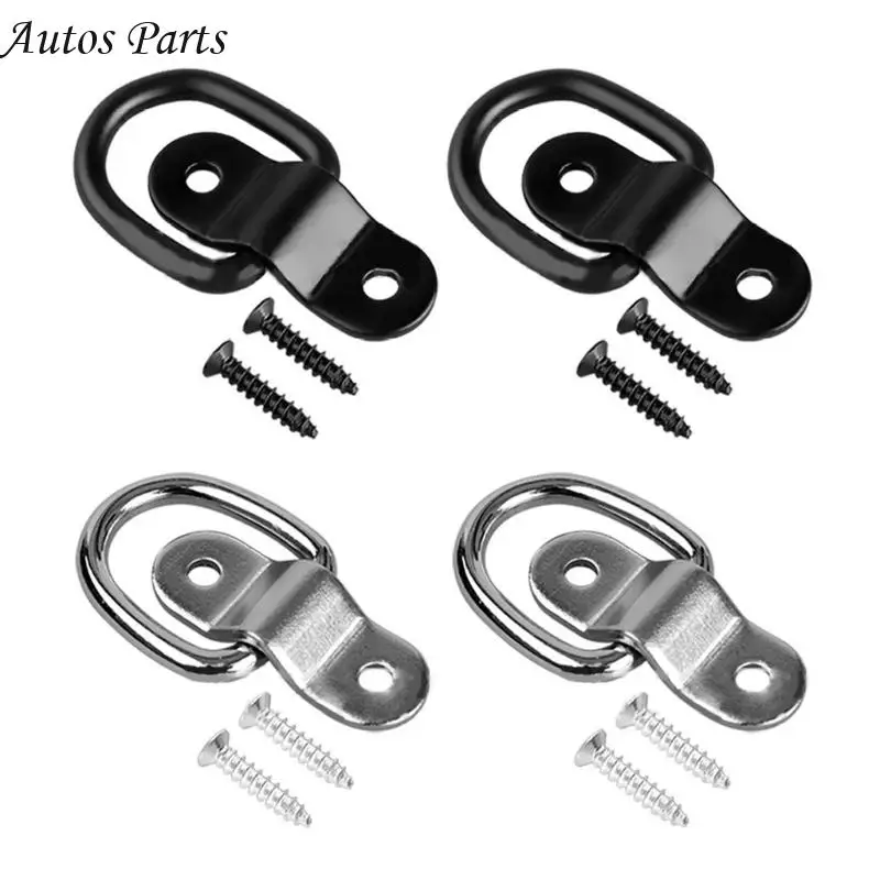

57BA Truck Accessory Door Secure Cargo Transport Safety Latches D-Rings Pull Hook