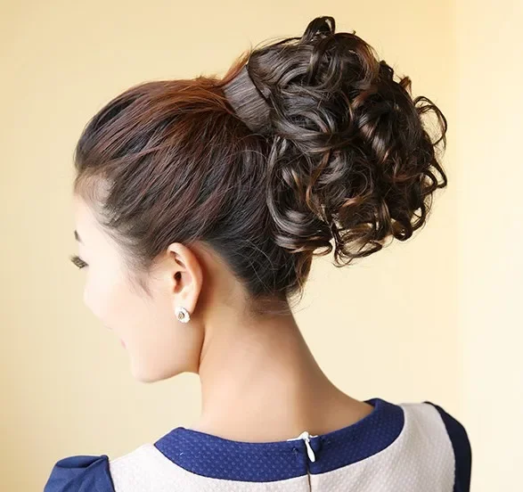 

Soowee кудрявые искусственные волосы для конского хвоста, накладные волосы, маленькие заколки для волос с конским хвостом для женщин