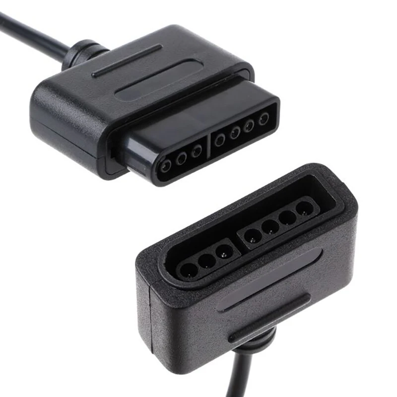 2PCS/Lot 1.8m Game Extension Cable Data Cord for Nintendo SNES Controller Lead Cable