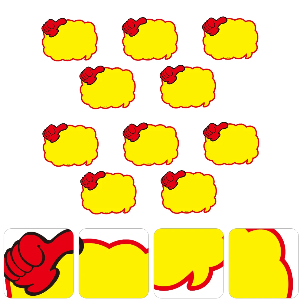 علامات الأسعار علامات ترويجية ملصقات إعلانية فارغة للبيع علامات التجزئة سعر السلع التجارية علامات السوق