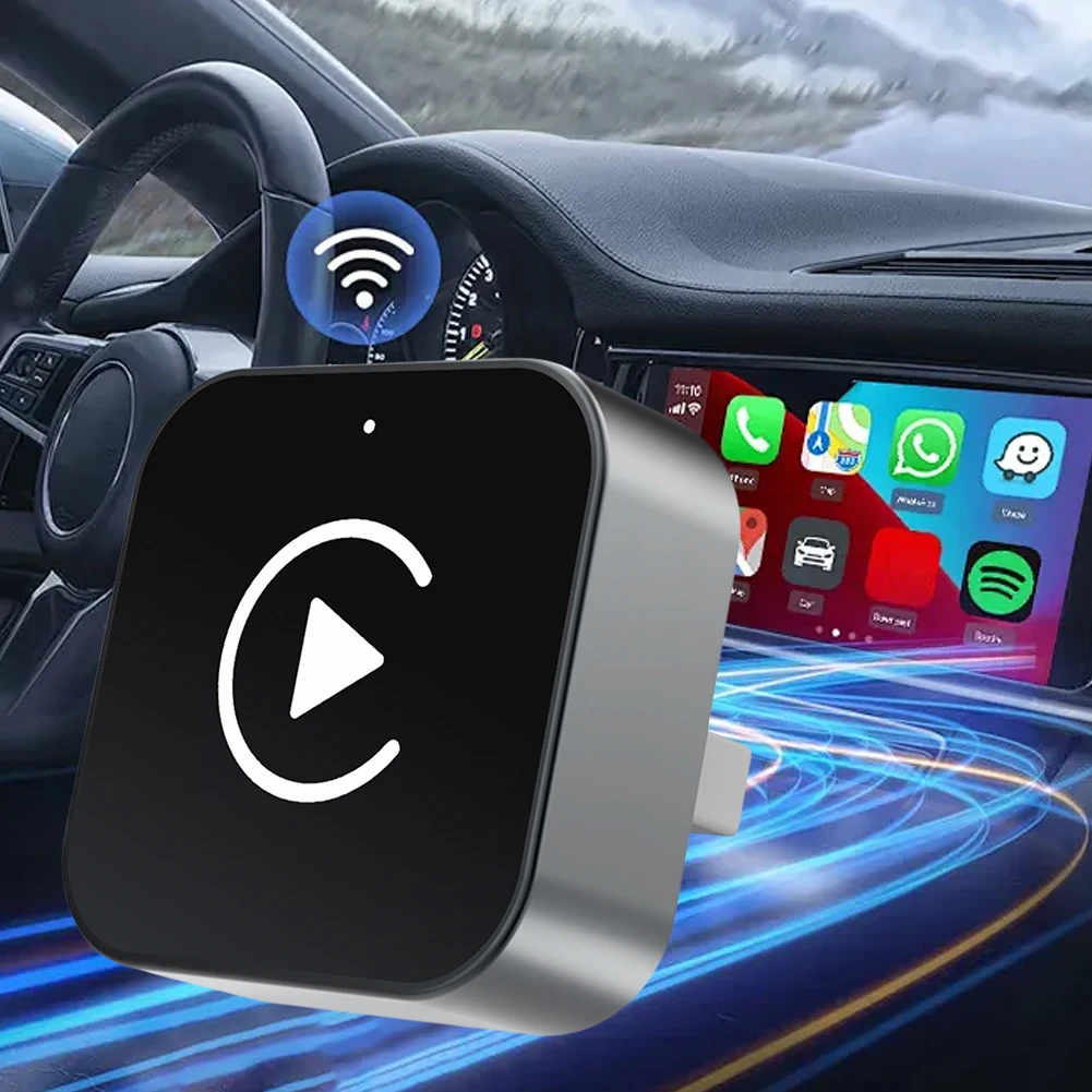 2 في 1 محول CarPlay Android Auto اللاسلكي الذكي USB Dongle Auto Connect Plug & Play for iPhone وAndroid Factory السيارات السلكية #6