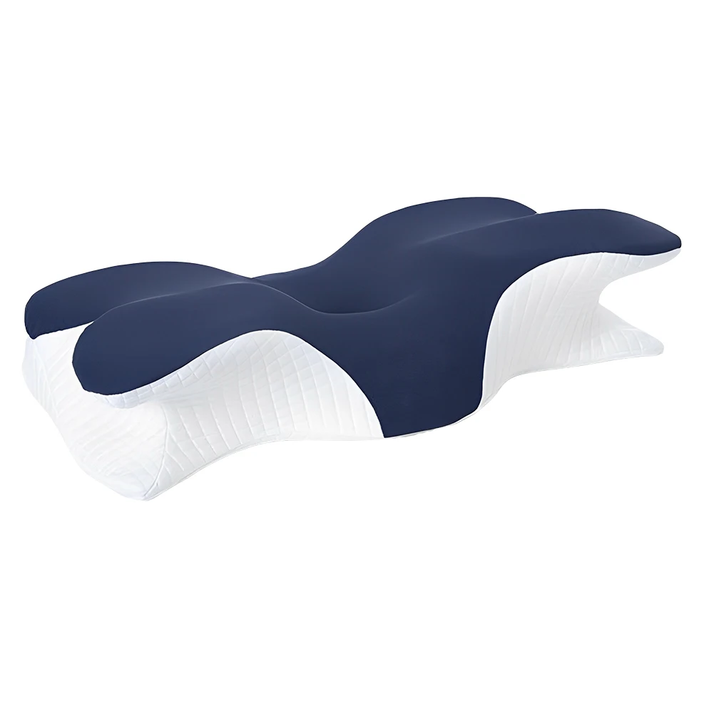 

Шейная подушка из пены с эффектом памяти в форме бабочки, эргономичная ортопедическая подушка с медленным отскоком, удобная подушка для шеи для дома, спальни