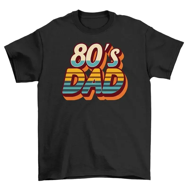 Camiseta divertida retro con diseño de papá de los años 80, 100 Cott