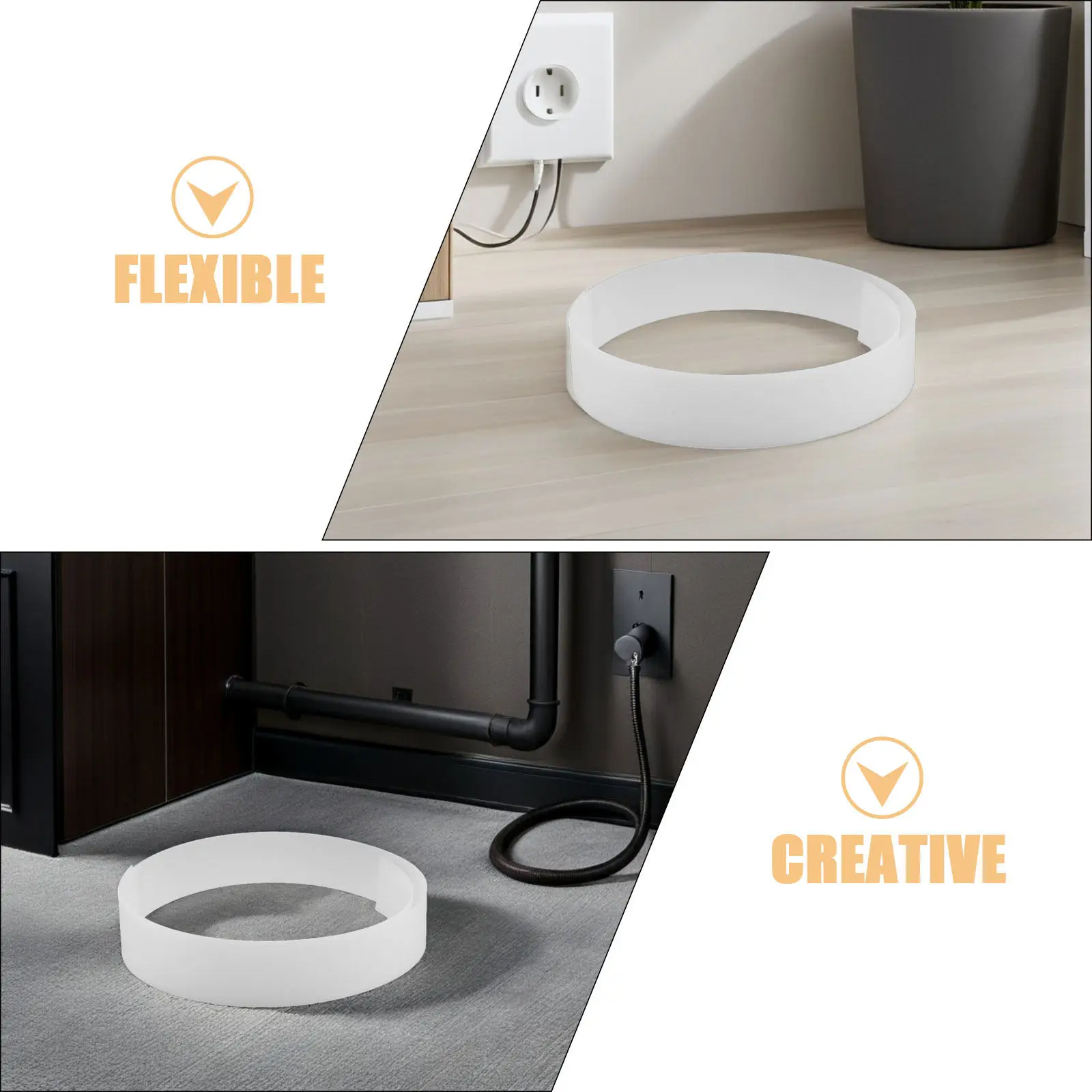 Imagen 6: Lámina Difusora de Luz LED Flexible de Acrílico Esmerilado de 48x3.14 Pulgadas para Tiras de Luces, Iluminación Uniforme, Diseño Flexible