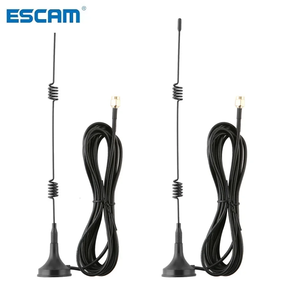 ESCAM 3M 9.8ft 7dBi WIFI Antenna Extension Cable With Magnetic Base Reduce the distance between Cameras And NVR Enhanced Signal