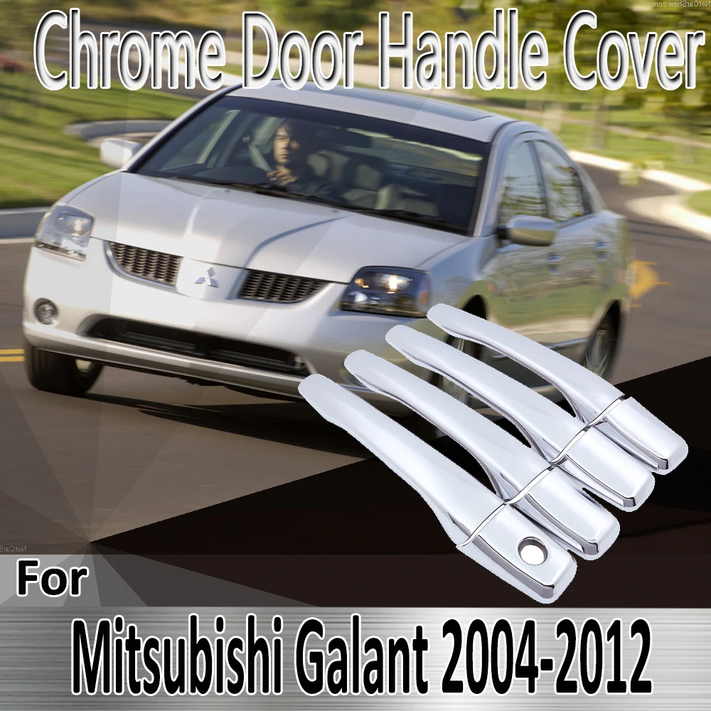 

For Mitsubishi Galant 2004~2012 Styling Stickers Decoration Chrome Door Handle Cover paint Refit Car Accessories