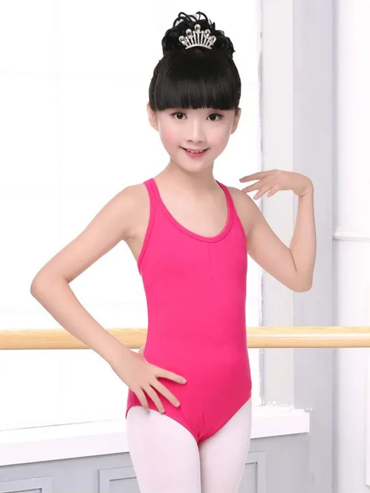 body-infantil-de-cor-solida-franzido-sem-costas-slim-fit-–-roupa-de-danca-de-bale-para-criancas-performance-e-ensaios