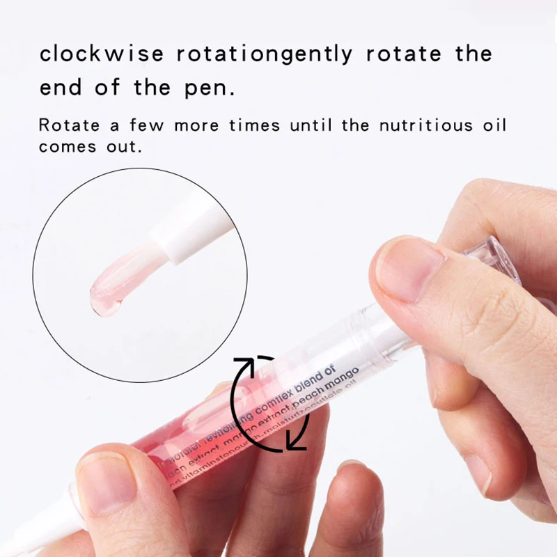 Nail Nutrition Oil Pen Liquid Nail Oil Anti-barb Edge Oil Nail Care Tool Jasmine Flavor Oil Pen New 2024