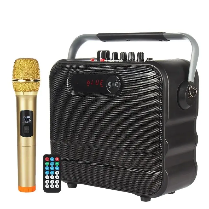 Speaker Karaoke with Microphone Blueteeh Speakers Wireless Audio with Bass Treble Adjustmentfor Outdoor Family Party 60W Power