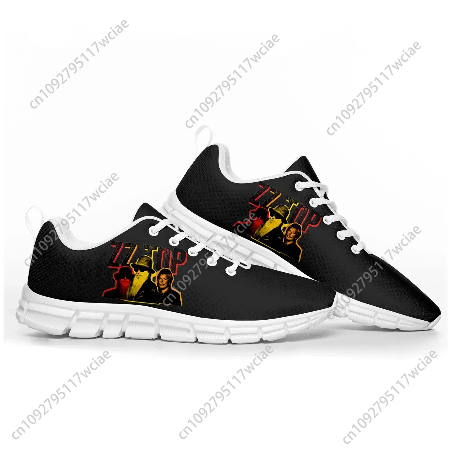

Top Hard Rock Band ZZ Fashion Popular Sports Shoes Mens Womens Teenager Sneakers Custom High Quality Couple Shoes