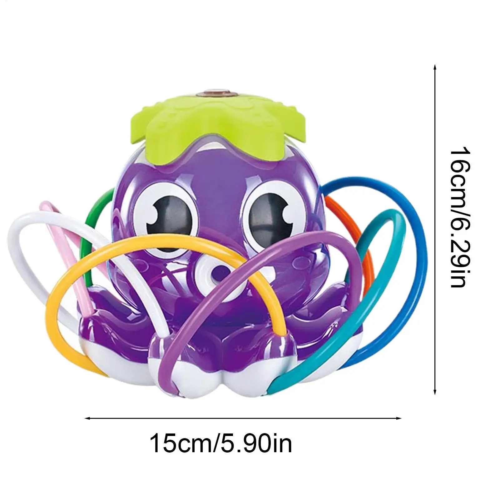 Arroseur d'eau pour enfants, arroseur d'arrière-cour en forme de poulpe avec 8 Tubes oscillants, pulvérisateur d'eau d'extérieur, jouet de jardin pour garçons de 3 ans