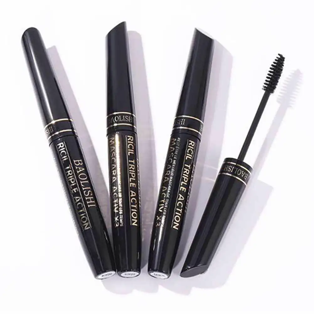 1 Stuks Waterdichte Anti-Zweet Mascara Verlengt Wimpers Vezel Zijde Verlenging Mascara Vrouwelijke Mascara Non-Smudge Cosmet M6h8