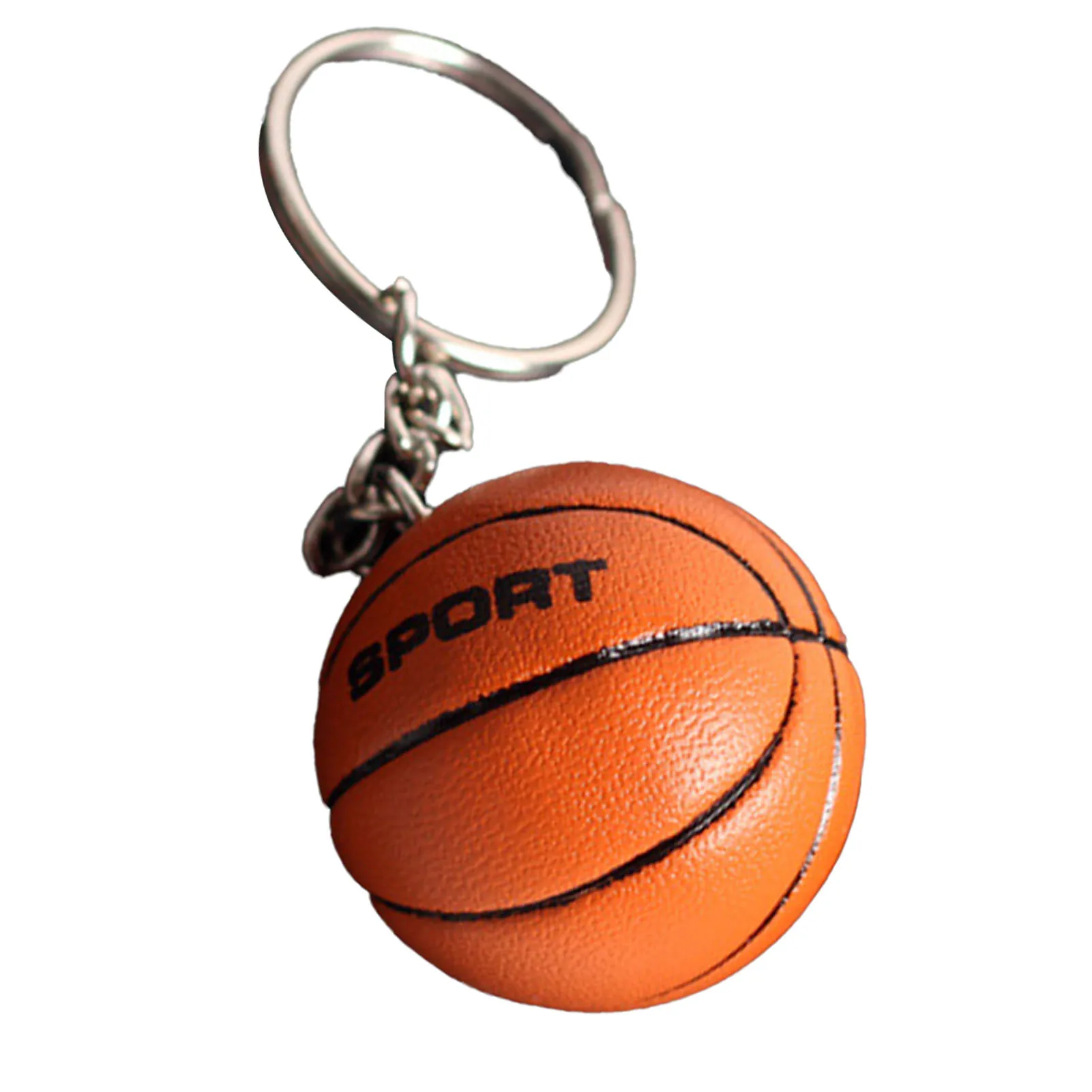 Mini Basketball Keychain Colorful Pendant Sports Fans Souvenir Pendant Keychain Ornaments Small Volleyball Key Holder