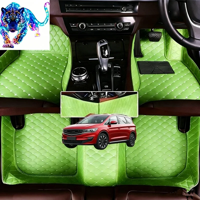 

Custom For Geely Jiaji / Okavango MHEV PHEV MPV 2019-2022 Car Floor Mats Car Accessories Carpets Covers Left /Right Hand Drive