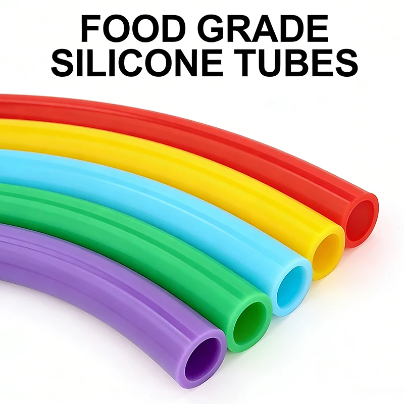 15 sizes 3M Silicone Tubing 2mm 3mm 4mm 5mm 6mm 8mm 10mm 12mm Food Grade Transparent Silicone Tube Rubber Hose Water Pipe