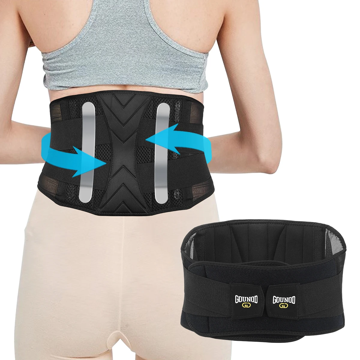 

GOUNOD Outdoor Waist Band Elastic Compact Stable Neat Casual Premium Neutral Regular Riding Gym Fitness Travel Daily Sports Gear