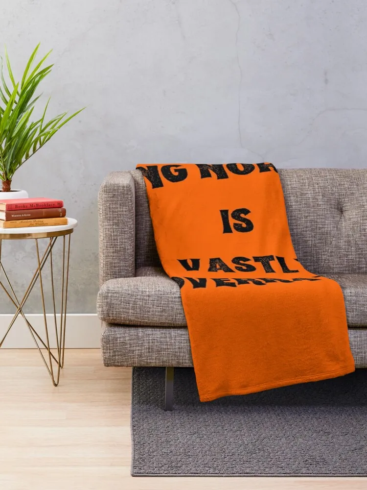 Halloweentown 'EST'D a long time ago...' Throw Blanket Luxury Throw Tourist Blankets