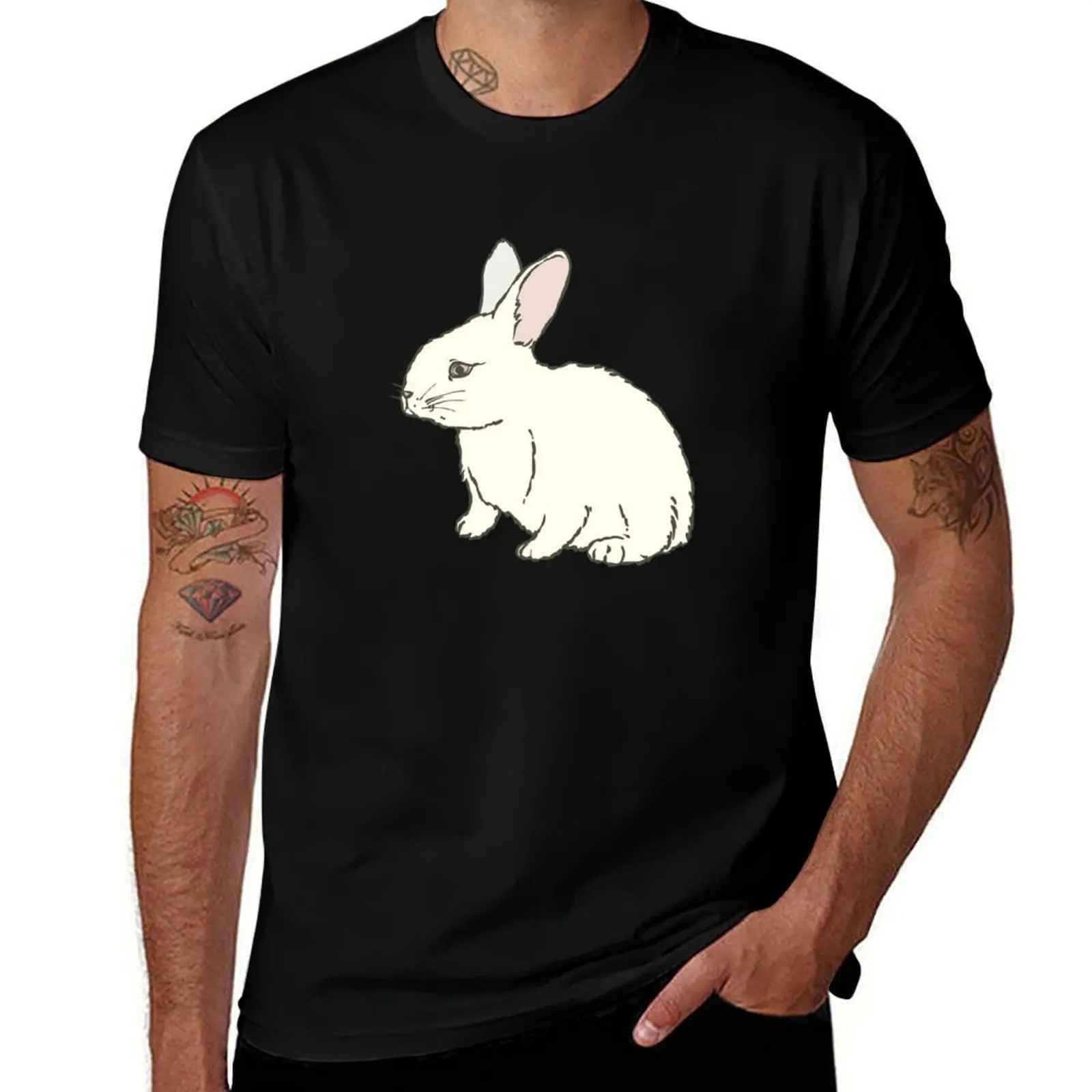 

White Rabit T-Shirt Fitness Training Breathable Tee