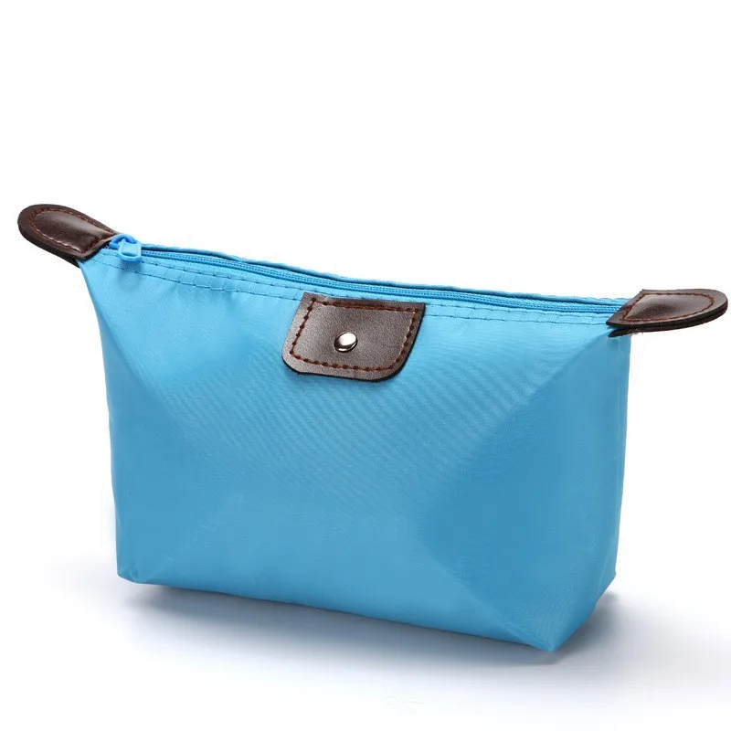 Women Foldable Candy Color Dumpling Travel Cosmetic Storage Bag view 3