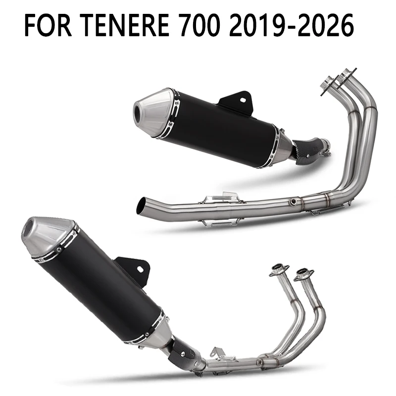 Full Motorcycle Muffler Exhaust System, Racing Performance,  Hot Sal Line Full exhaust system with protective cove FOR T700 T700