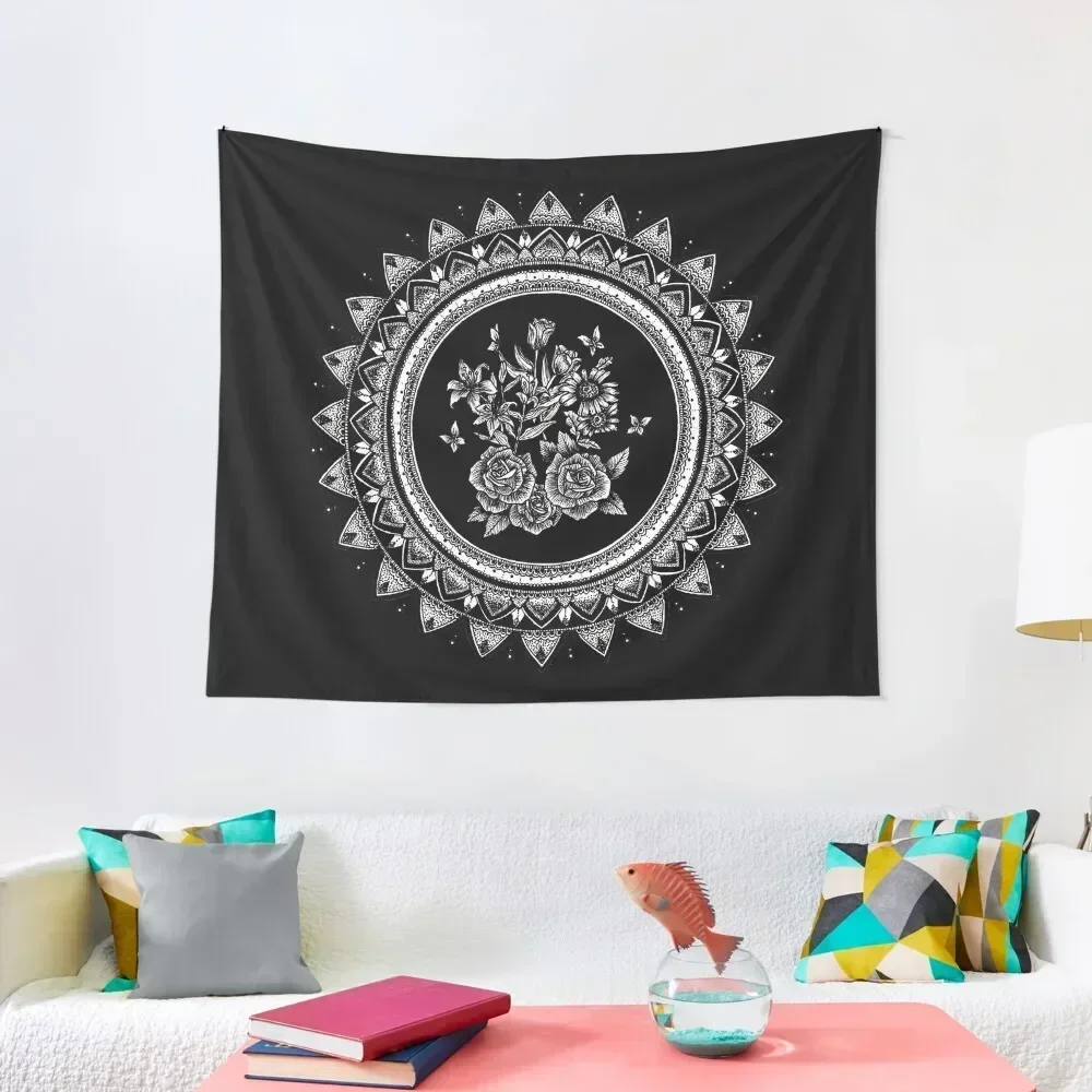 Bouquet Mandala Tapestry Funny Art Mural Decorations For Your Bedroom Tapestry