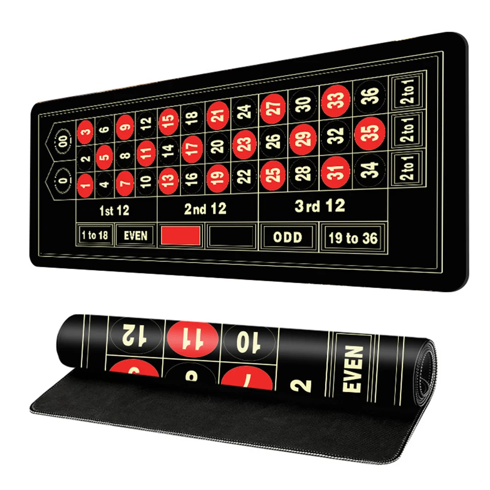 

2025 Rubber Table Mat for Dice Dames Large Wheel Silent and Anti-slip Large Rubber Desk Table Mat