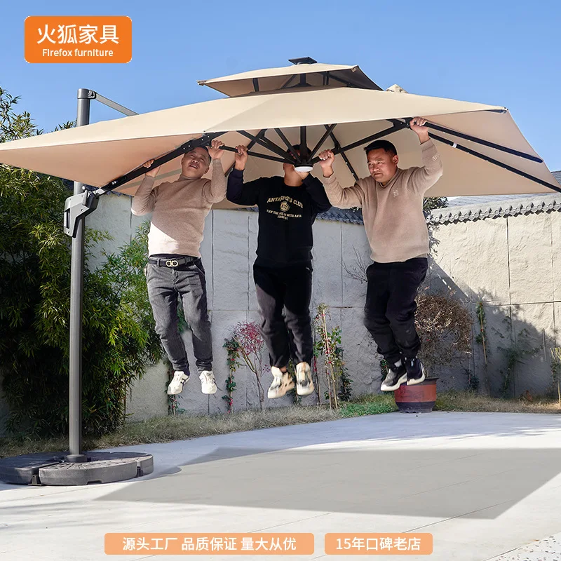 Outdoor Parasol Court Umbrella Outdoor Balcony Villa Garden Large