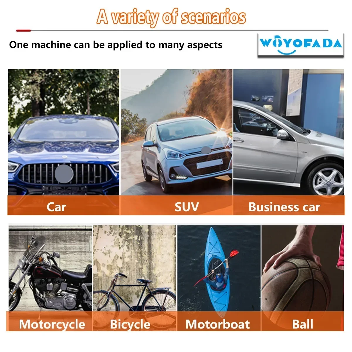 Woyofada schnur lose tragbare elektrische Luftpumpe Autoreifen Inflator Luft kompressor für Auto Fahrrad Reifen Bälle für Makita 18V Batterie