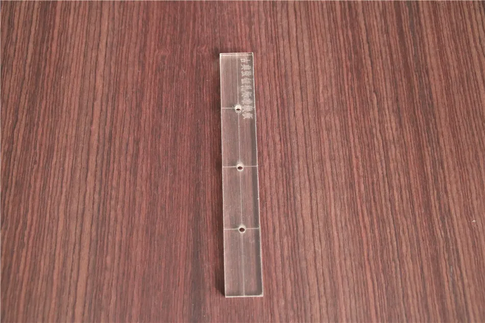 HUATOOL Transparente Acryl-Gitarrenkopf-Schablone, für E-Gitarre, Akustikgitarre, Ukulele, Gitarrenbauer, DIY-Werkzeug – Detail 5