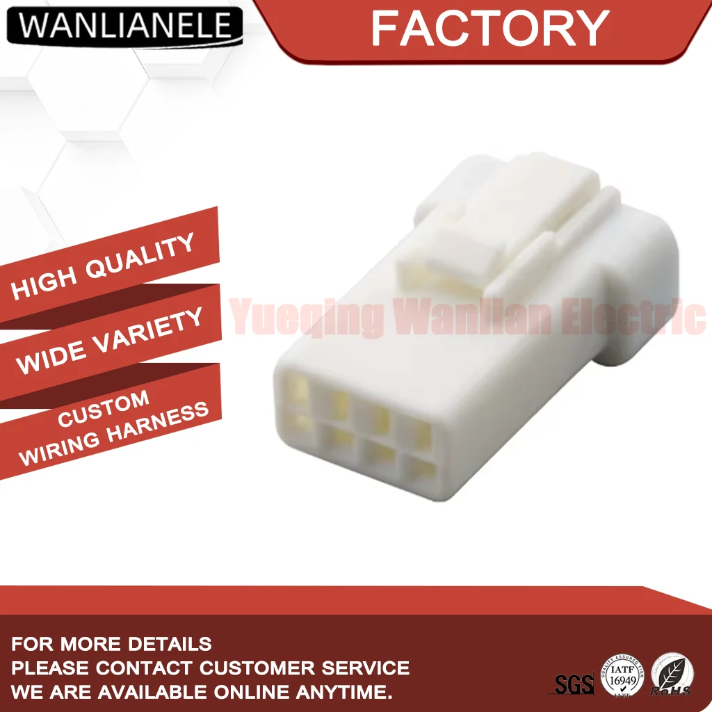 50 Sets 04R-JWPF-VSLE-S 4Pin 2mm Pitch Waterproof Automotive Connector Female Socket Car Wiring Plug